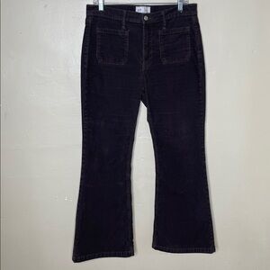 GAP Brown Corduroy 70’s FLARE HIGH RISE Groovy Retro Vibe Pants 10P